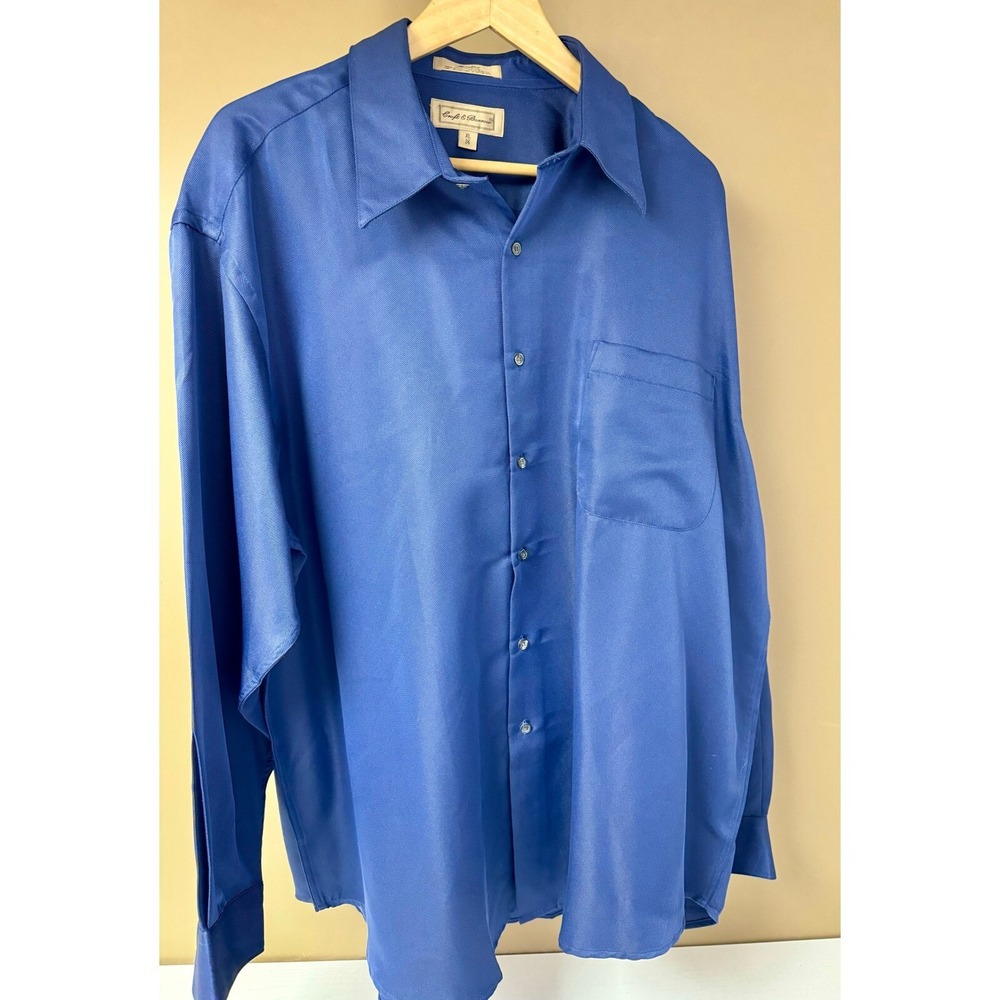 Croft & Barrow Button Down Shirt Long Sleeve Dress Shirt‎ XL